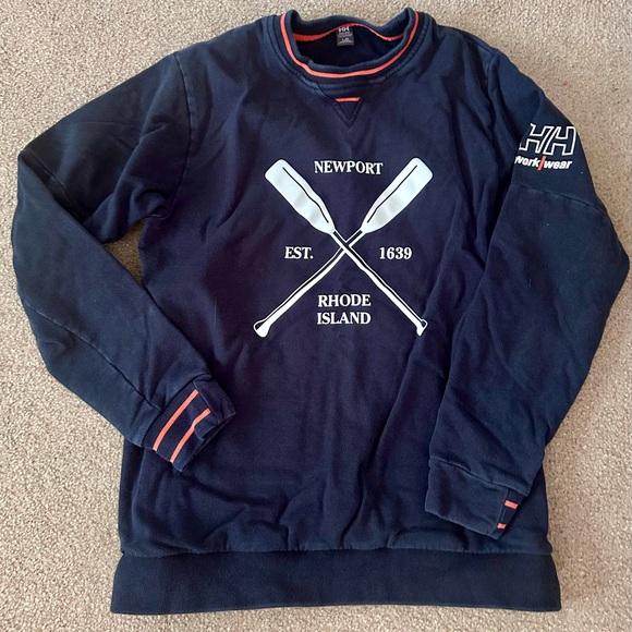 Helly Hansen Dark Blue Crewneck Sweater - Picture 1 of 2